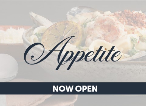 Appetite Contemporary Restaurant - NOW OPEN